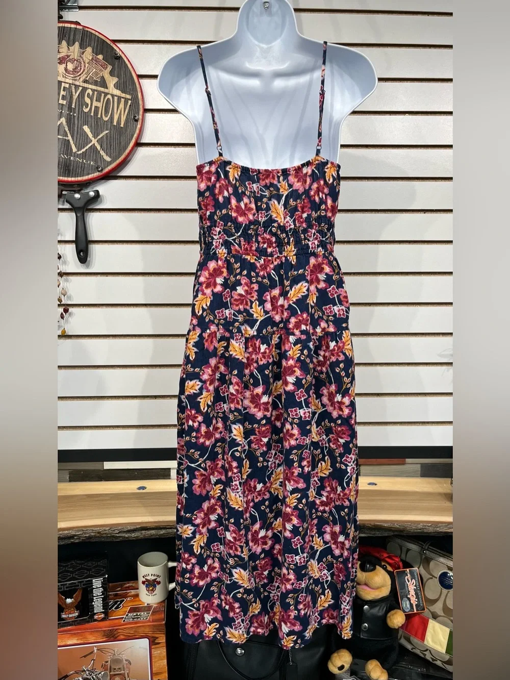 Old Navy waist-defined linen blend dress size small - Picture 7 of 9